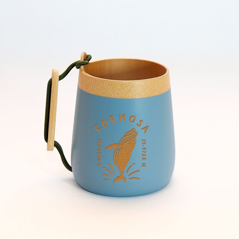 Beer Cup Yuanqi Beer Cup (Whale Style) - Mugs - Bamboo Khaki