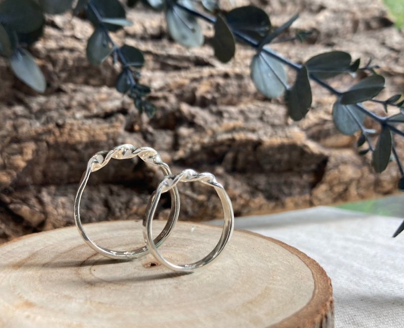twist Silver - Couples' Rings - Sterling Silver Silver