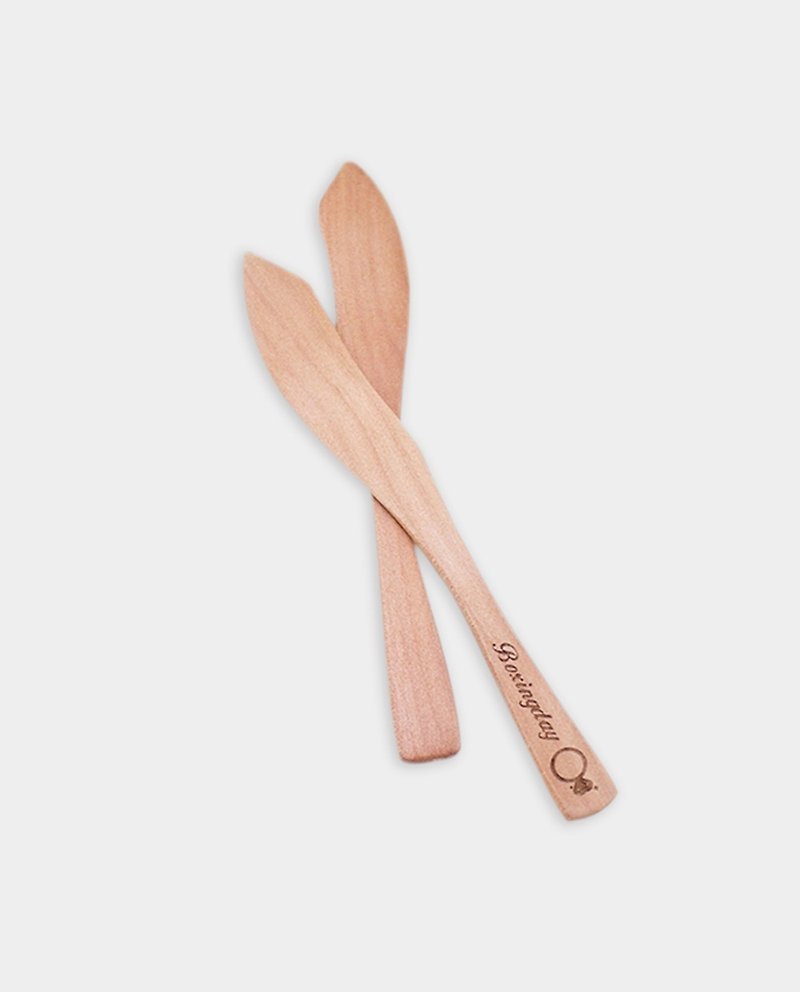 [Small box] Spatula_pointed/gifts/corporate gifts/kitchenware/daily necessities/cultural and creative/customized - อื่นๆ - ไม้ สีส้ม
