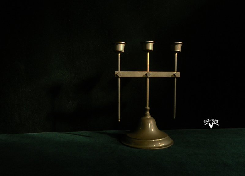[Old Time OLD-TIME] Early European Copper Candlestick - เทียน/เชิงเทียน - วัสดุอื่นๆ หลากหลายสี