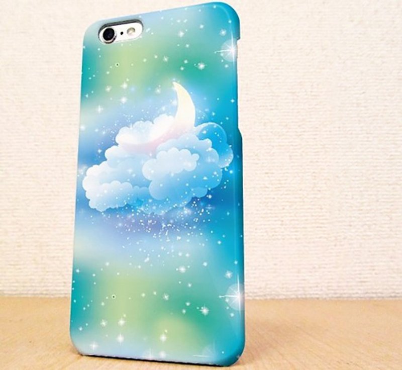 Free shipping ☆ Fluffy cloud smartphone case - เคส/ซองมือถือ - พลาสติก สีเขียว