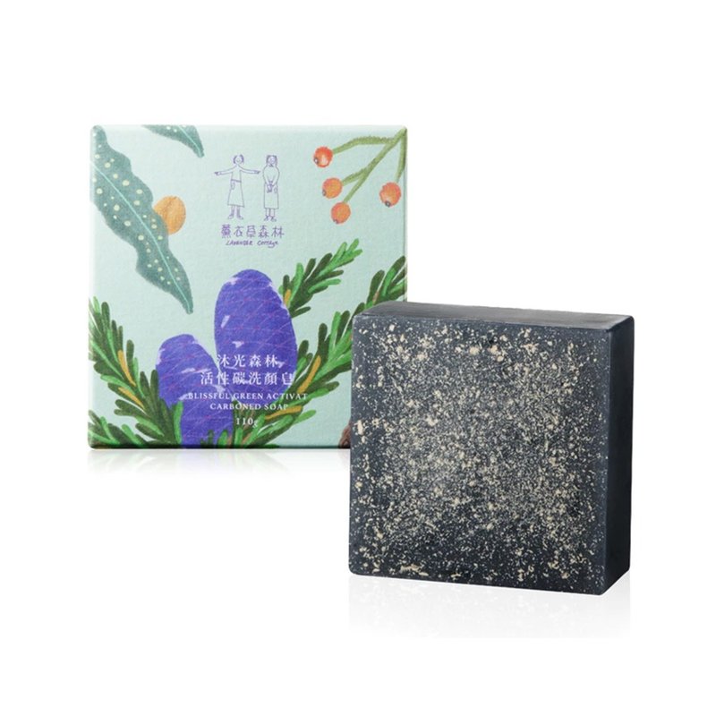 【薰衣草森林 Select】 沐光森林 活性碳 洗顏礦物皂 110g | 潔顏 - 沐浴乳/沐浴用品 - 紙 