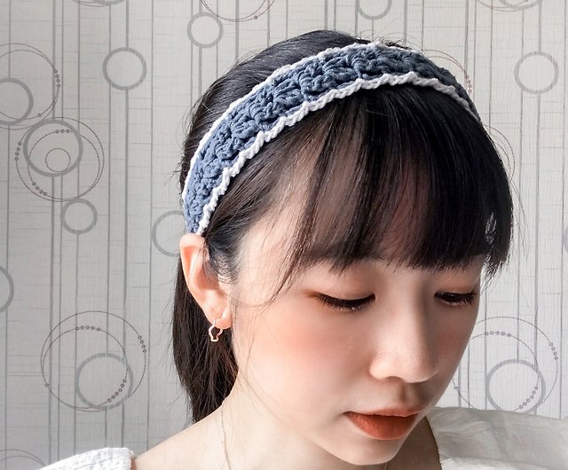 Wheat ear hair band】 Crochet hair band - Shop greenorange Headbands - Pinkoi