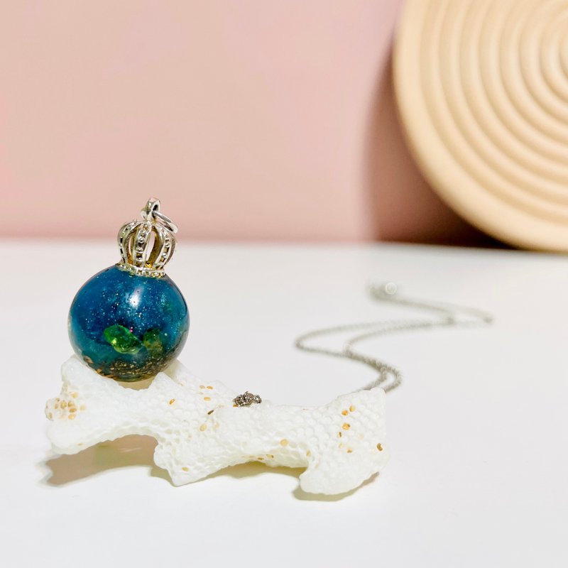 Crown Aogang Necklace/Lucky Fortune/Crystal Healing/Aogang Energy Tower/Gift - สร้อยคอ - เครื่องประดับพลอย สีน้ำเงิน
