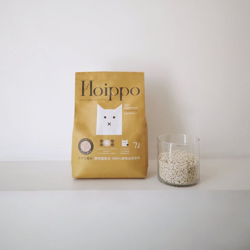 Japanese Hoippo|Natural Tofu Sand|Deodorant Yeast Addition|Dairy Free Tofu Sand|Eco-friendly Packaging - Cat Litter & Cat Litter Mats - Other Materials 