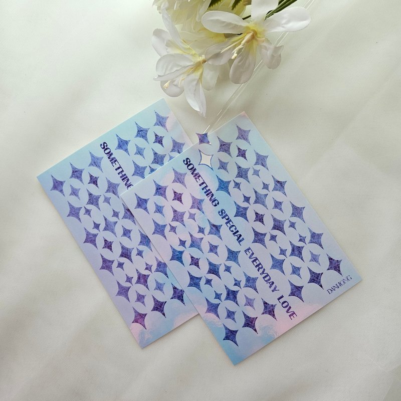 Sensitive sparkling Sticker_Aurora ice glitter - 貼紙 - 紙 