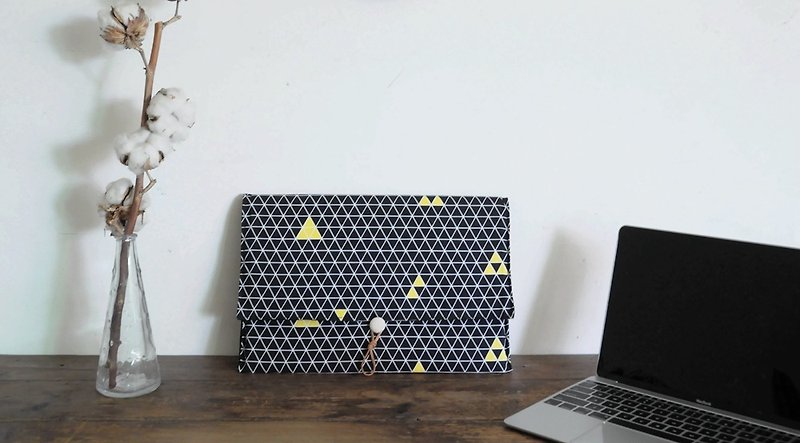 Notebook computer cover - กระเป๋าแล็ปท็อป - ผ้าฝ้าย/ผ้าลินิน 