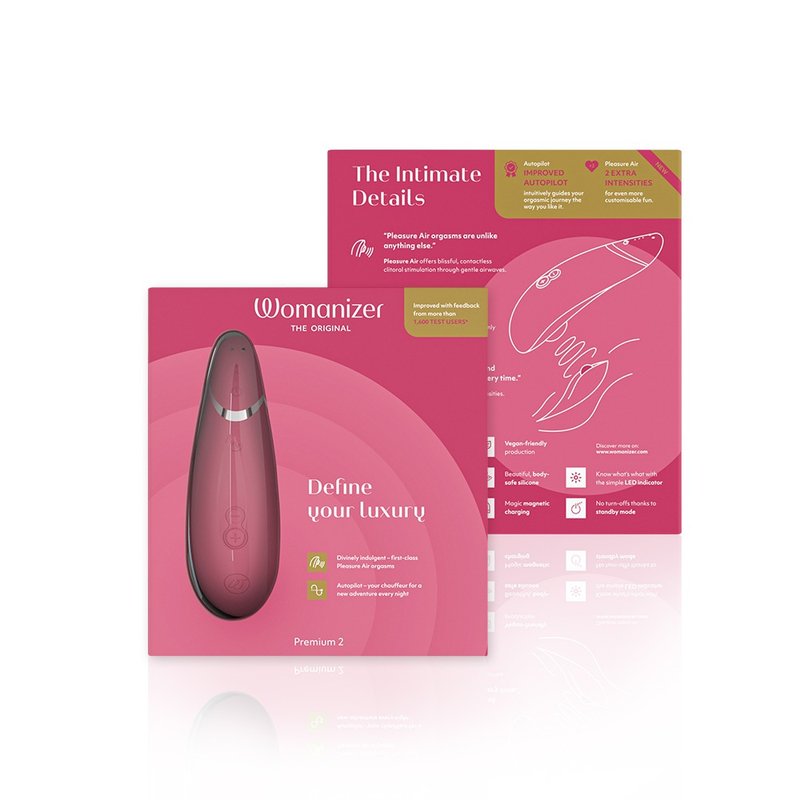 German Womanizer Premium 2 sucking pleasure device | pink - สินค้าผู้ใหญ่ - ซิลิคอน 