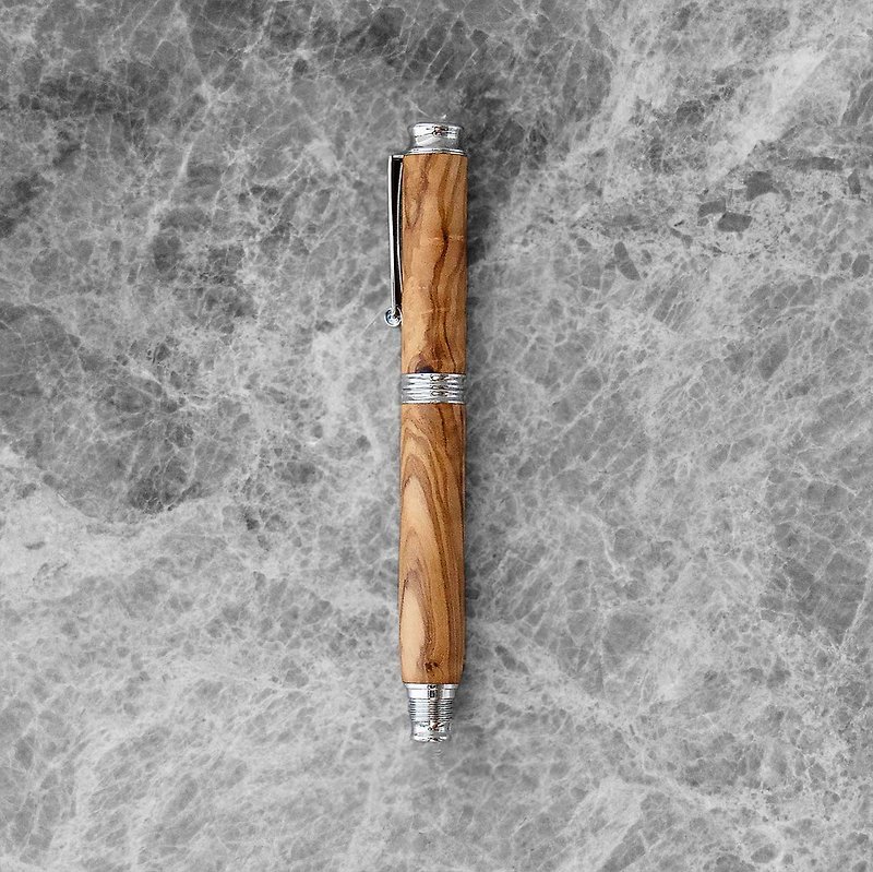 オリーブウッドボールペン-Dream Painter - 水性ボールペン - 木製 ブラウン