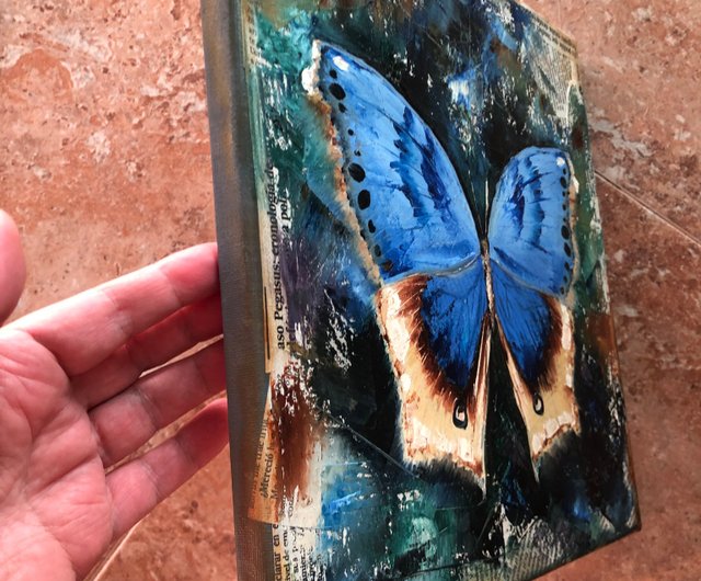 油絵オリジナルの蝶の絵 - ショップ ArtLolitaRos ポスター・絵 - Pinkoi