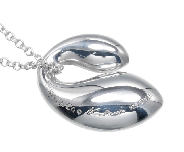 【美品】Tiffany ダブル ティアドロップ ネックレス シルバー ビンテージ 美品 Tiffany ダブル ティアドロップ ネックレス シルバー
