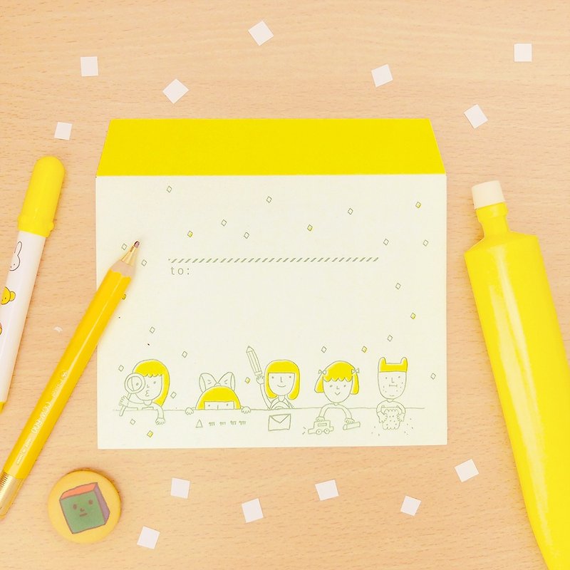Table - Envelope - อื่นๆ - กระดาษ สีเหลือง