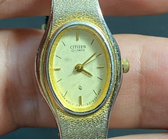 女性用腕時計、ゴールドカラー、ヴィンテージ CITIZEN WATCH CO、シチズンウォッチ - ショップ Vintage Lover 腕時計 -  Pinkoi