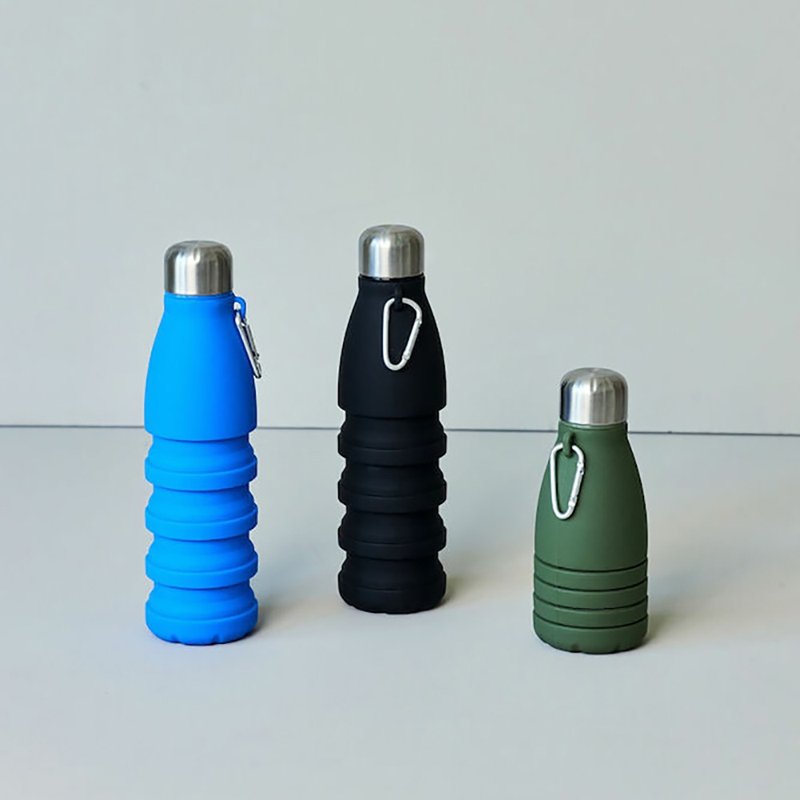 Stig 伸縮水壺 - 露營用品 - 矽膠 