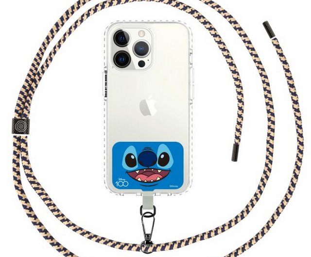 ディズニー100周年ストラップ ディズニー 100 周年記念ステッチ携帯電話ストラップ クリップ付き 6mm