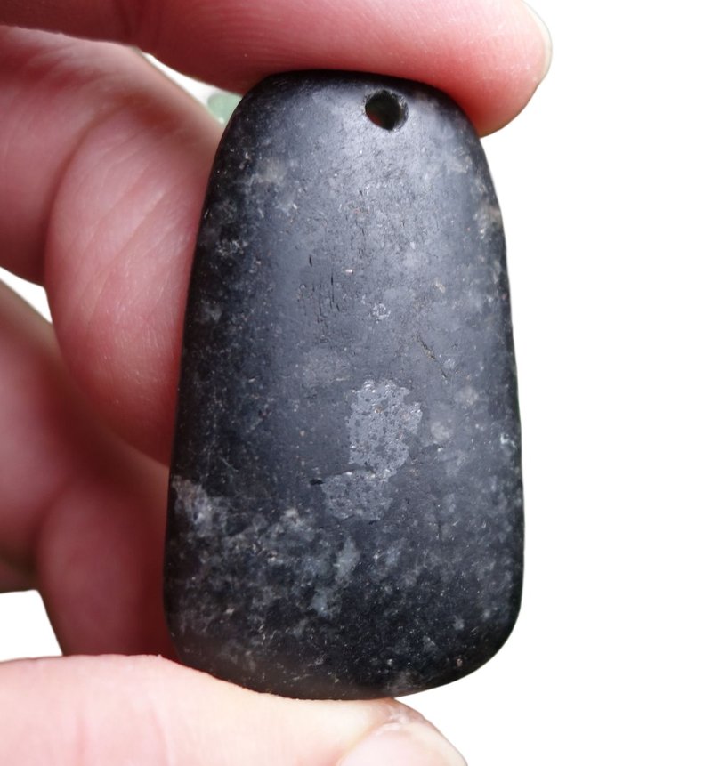 石質隕石 meteorite 天然能量石 磁場 玻璃隕石 捷克隕石 礦石 - 吊飾/掛飾 - 其他材質 灰色