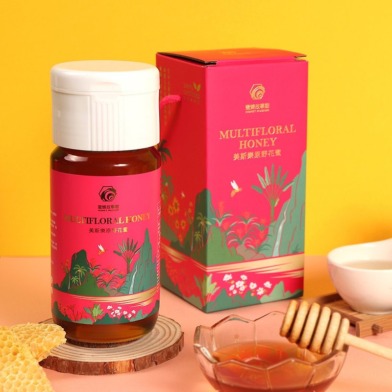 Mae Salong Wild Flower Honey 700g - Honey & Brown Sugar - Fresh Ingredients Pink