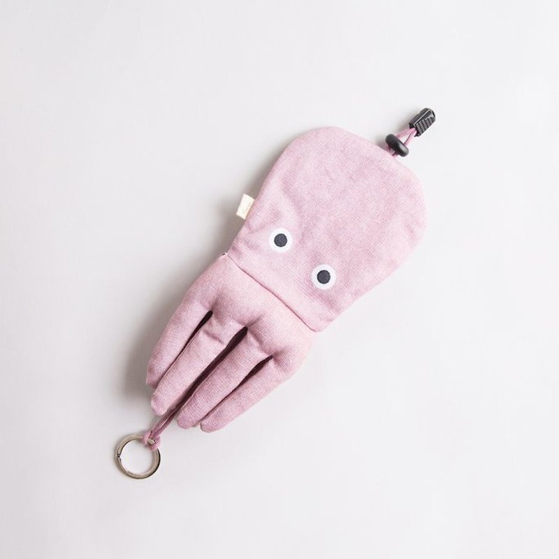 (預購)日本海章魚 鑰匙帶 | Don Fisher - 鑰匙圈/鎖匙扣 - 棉．麻 粉紅色