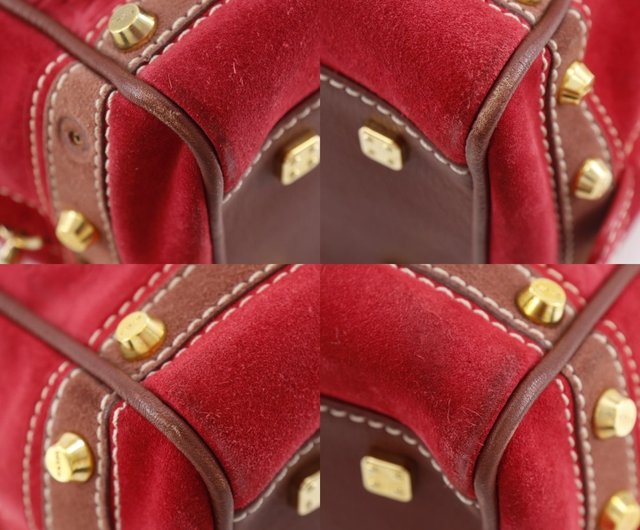 hope‼️LOEWE160周年記念モデル 赤アマソナ スエードミニボストン hope様専用‼️LOEWE160周年記念モデル 赤アマソナ スエードミニ