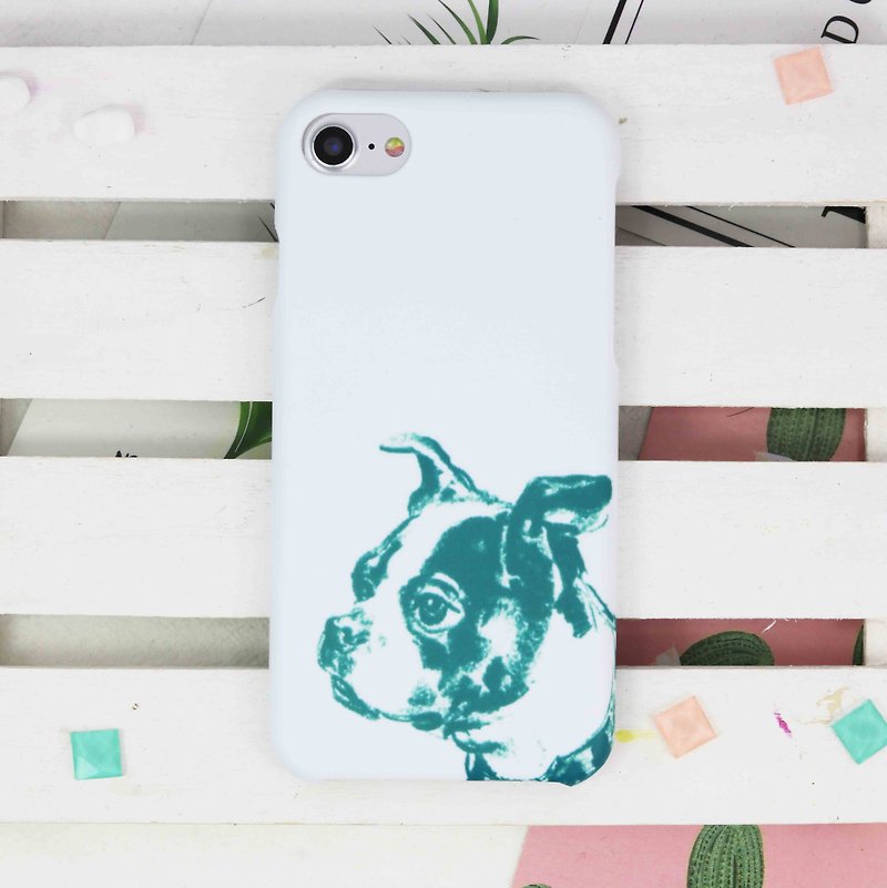 Boston Terri Puppy Dog hard Phone Case iPhone X 8 8+ 7 7 Plus Samsung S9 Note 8 - Phone Cases - Plastic 