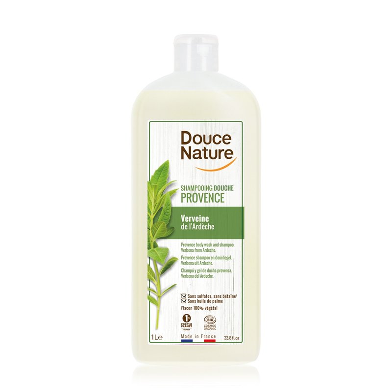 Douce Nature Lemon Verbena Shampoo & Body Wash 1L - แชมพู - วัสดุอื่นๆ 