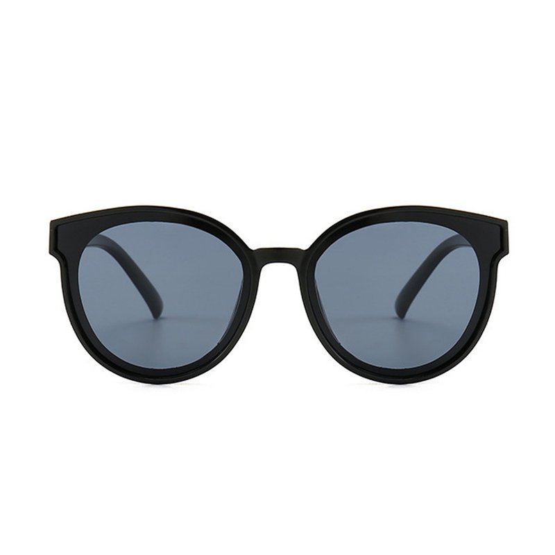 Musician's Score│Ivory Black Unisex Lightweight Elastic Sunglasses for Children│UV400 Polarized Sunglasses - แว่นกันแดด - พลาสติก สีดำ