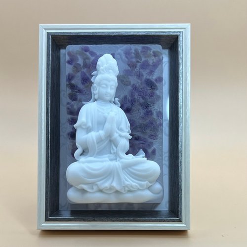 2023年新作 ラッキークリスタル 観音仏像 置物 (10) 縁起物 風水 置物