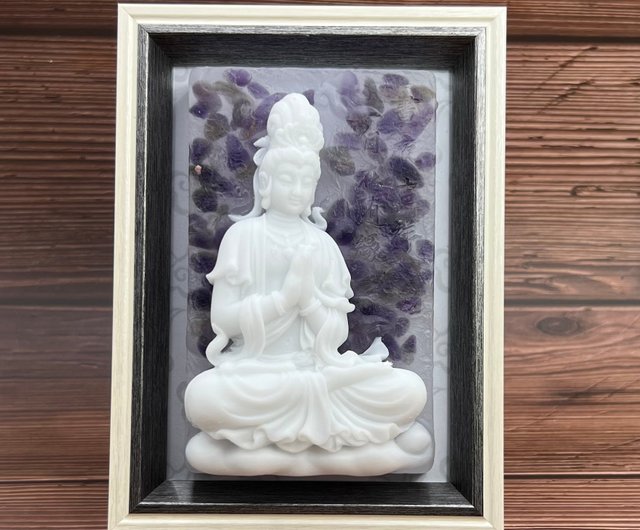 2023年新作 ラッキークリスタル 観音仏像 置物 (10) 縁起物 風水 置物