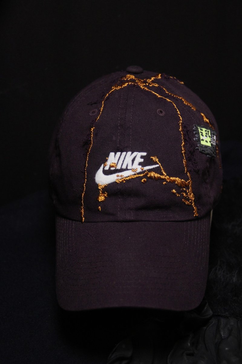 Nike Cap Remake - หมวก - ผ้าฝ้าย/ผ้าลินิน สีม่วง