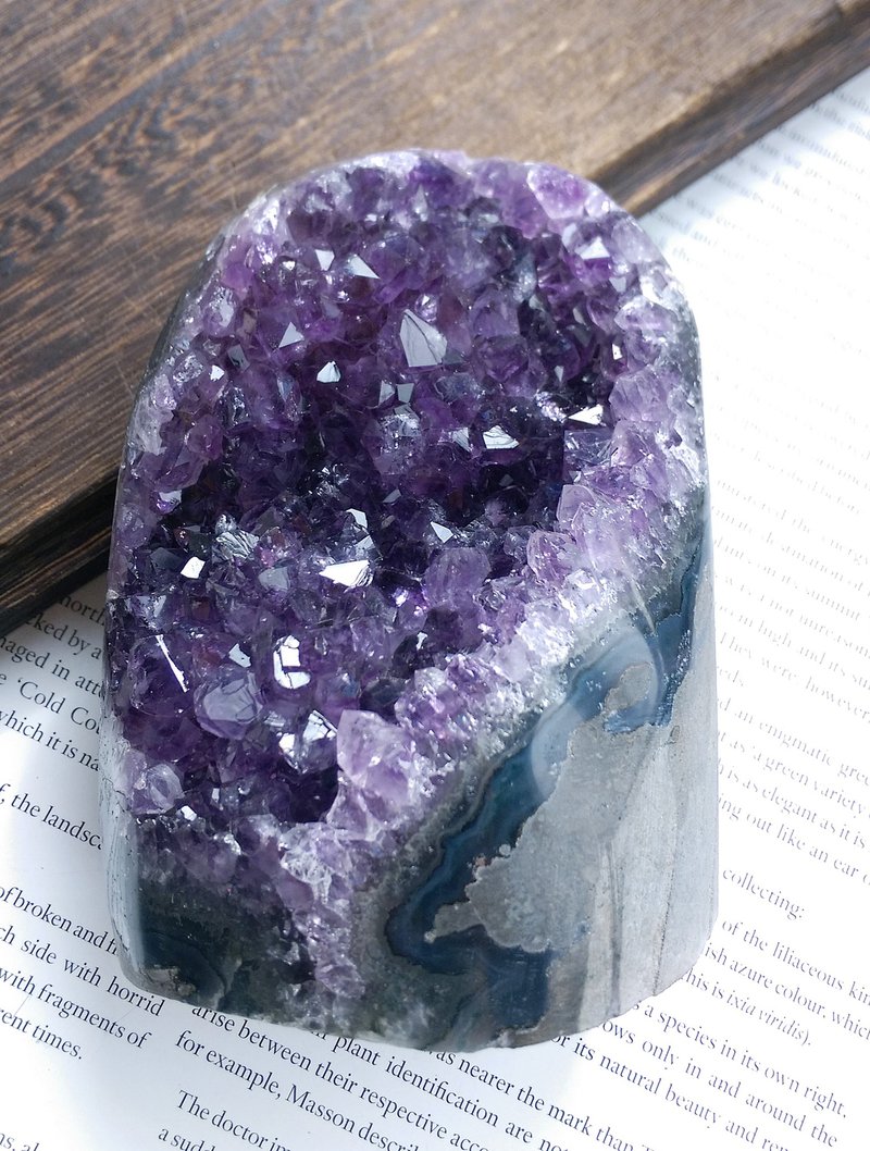Amethyst  烏拉圭產地 原皮紫水晶  紫水晶晶鎮 天然礦石 原礦 - 擺飾/家飾品 - 其他材質 