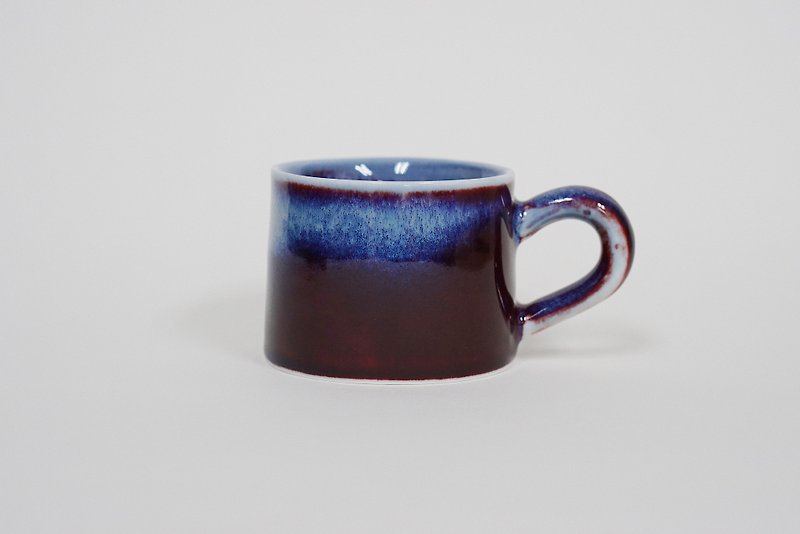 窯變釉手作陶瓷馬克杯－冰川紫 - 咖啡杯 - 瓷 紫色