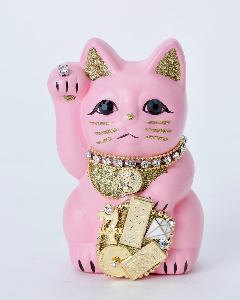 Millionaire Cat - Items for Display - Pottery Pink