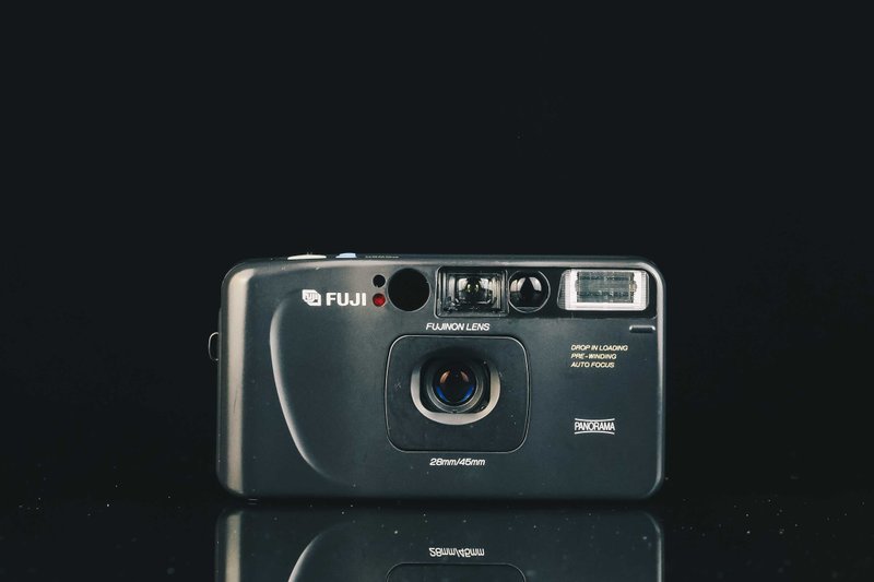 FUJI CARDIA Travel mini DUAL-P #9014 #135 film camera - กล้อง - โลหะ สีดำ