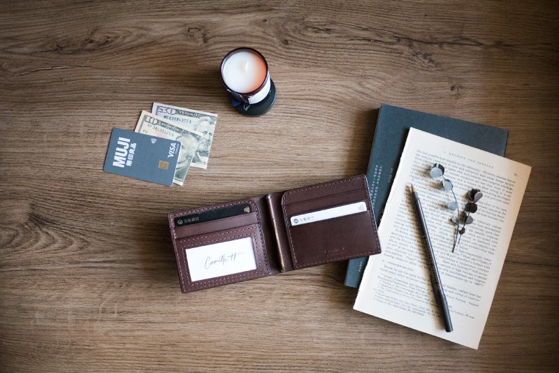 Fast Shipping丨Carbon Tea Coffee Banknote Short Clip丨Italian Cowhide Custom Embossed Letters丨Inauguration Commemoration - กระเป๋าสตางค์ - หนังแท้ สีนำ้ตาล