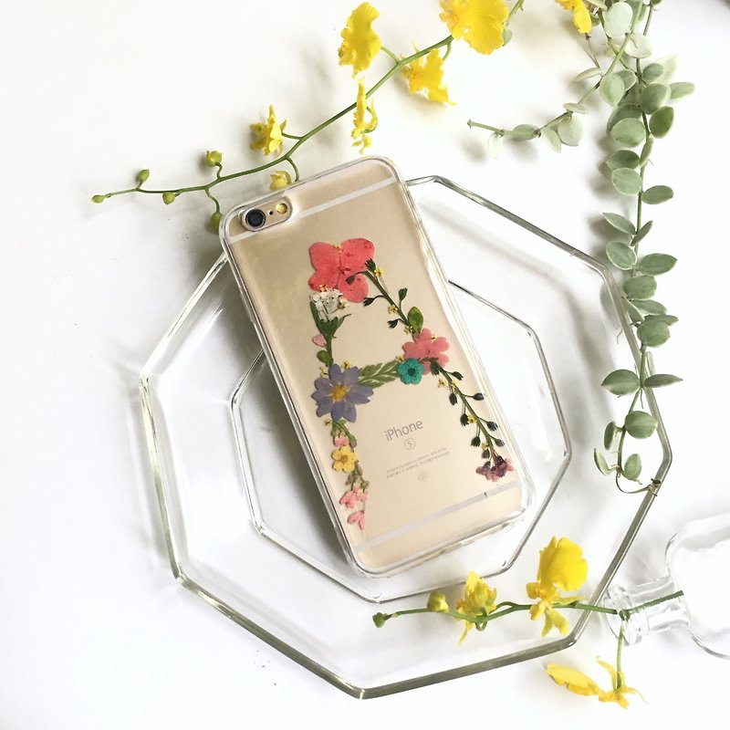 A for Apple :: Dry Flower English Custom Phone Case - Phone Cases - Plants & Flowers Multicolor