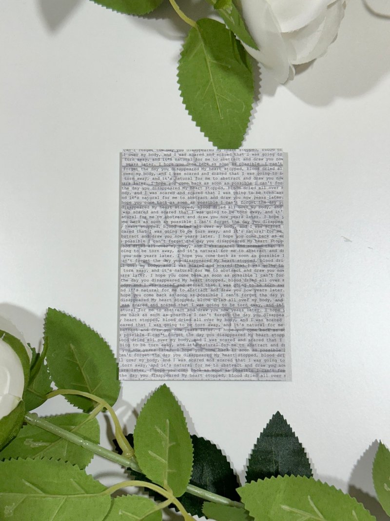 Sensiary-Gray brick pattern English lettering memo pad - 便條紙/便利貼 - 紙 