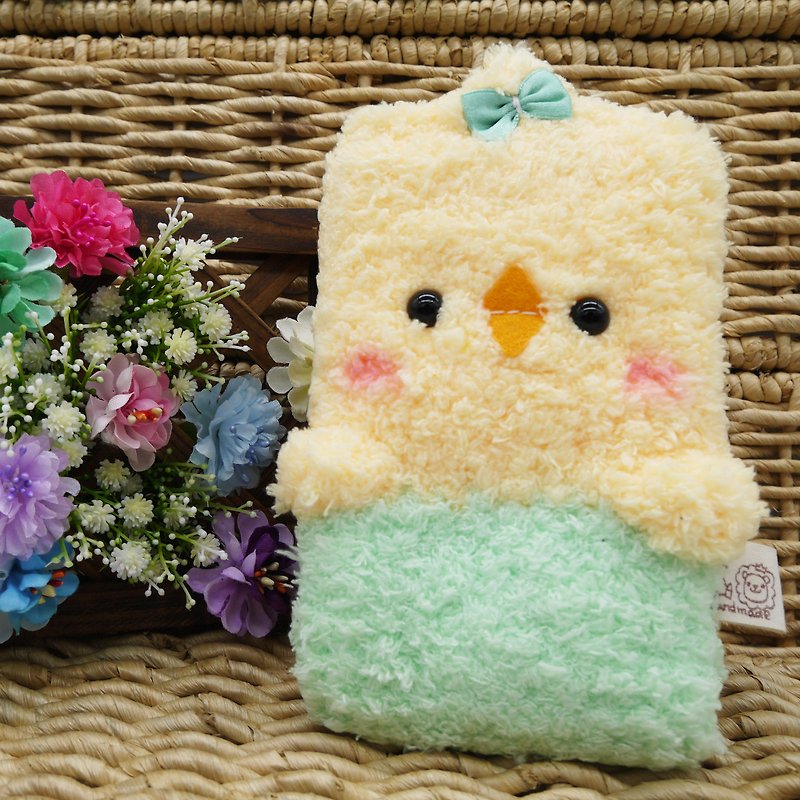 Fei Fei Little Chicken-wool woven mobile phone bag mobile phone bag iphone Samsung Xiaomi - Phone Cases - Other Materials 