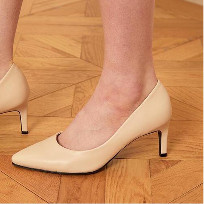 PRE-ORDER SPUR 高跟鞋 SS8015 (Light Beige) - 其他女皮鞋 - 其他材質 