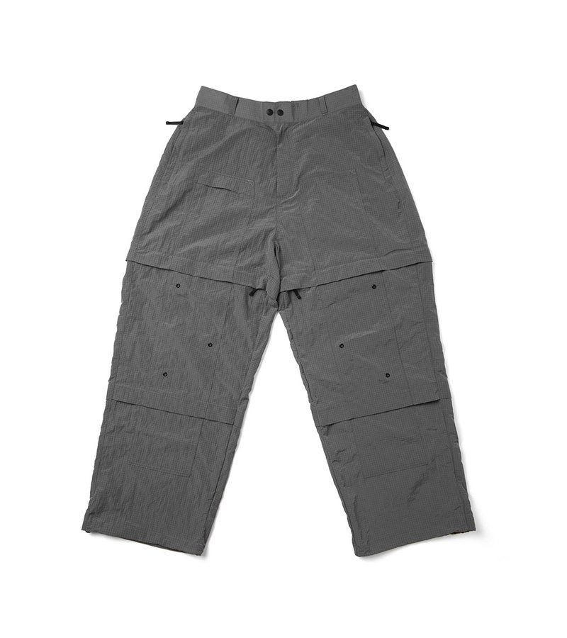 Stone - Detach wide pants - Belts - Nylon Gray