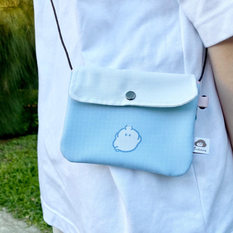 收納小包 - 白淋鼠 - 零錢包/小錢包 - 防水材質 藍色