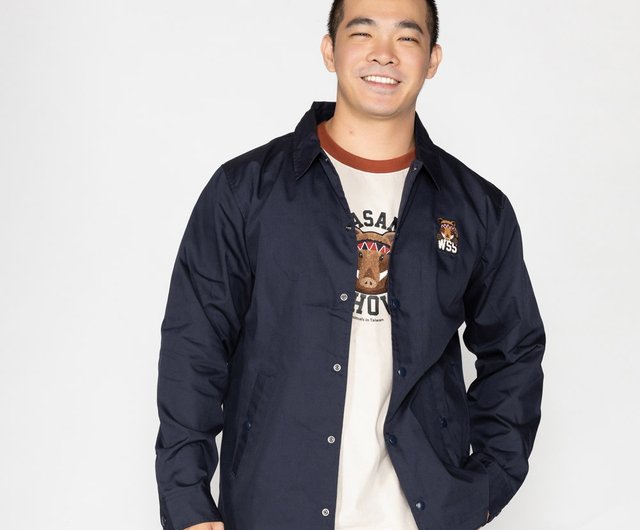 廃盤 COCOLO BLAND ココロ ワッペン コーチジャケット ナイロン 廃盤】COCOLO BRAND 刺繍ワッペン コーチジャケット ナイロン M