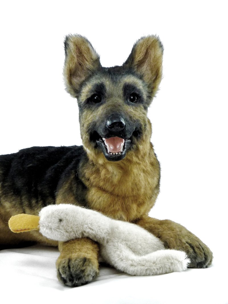 Custom made realistic stuffed German shepherd dog doll - 公仔/玩偶 - 其他材質 
