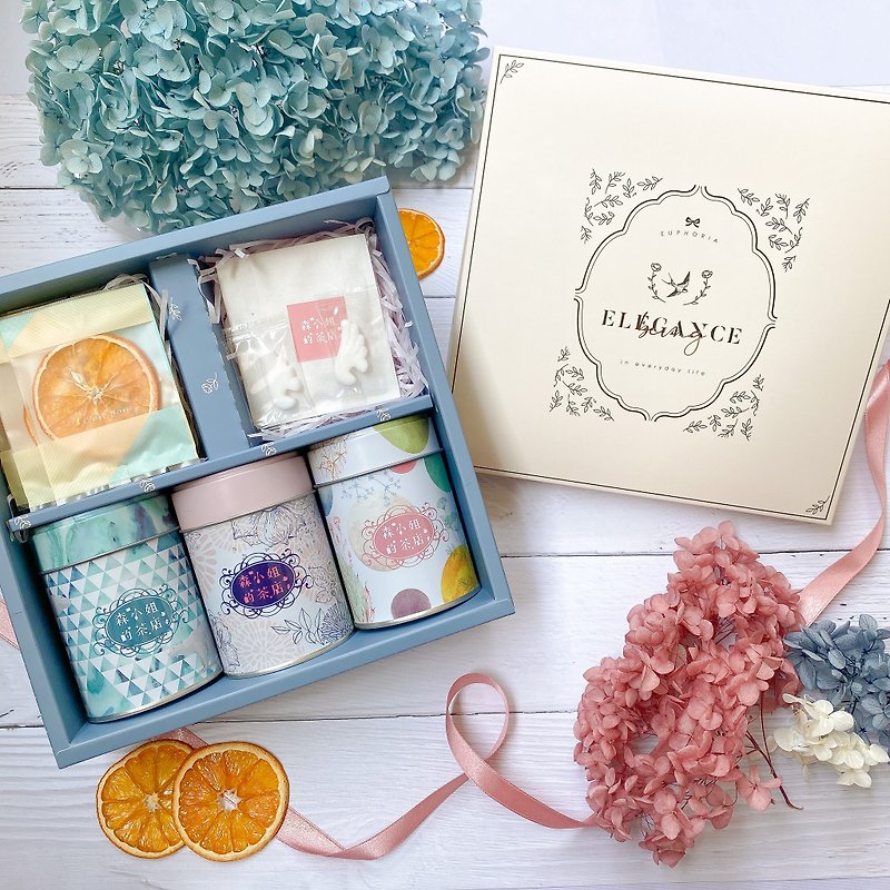 | Miss Mori's Tea Shop | Natural Dried Fruit Wenniao Sand Candy Real Tea Gift Box - ชา - อาหารสด 
