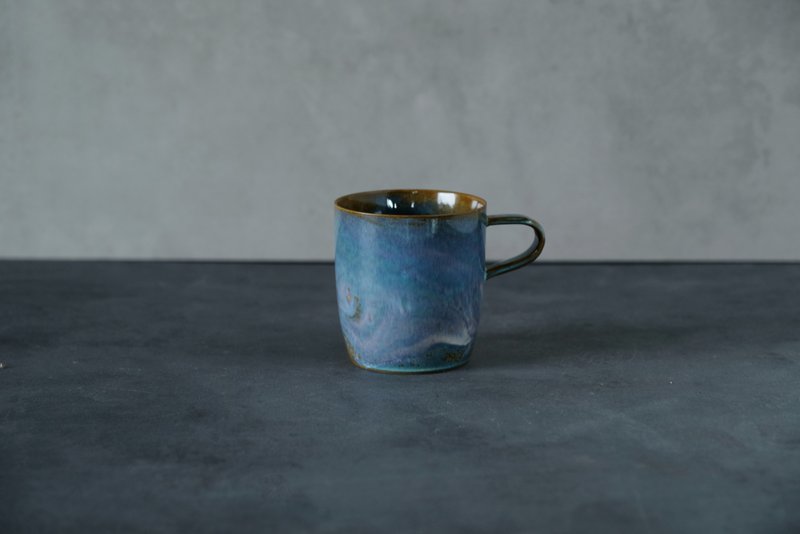 Aurora Night Walk_Coffee Cup - แก้วมัค/แก้วกาแฟ - เครื่องลายคราม ขาว