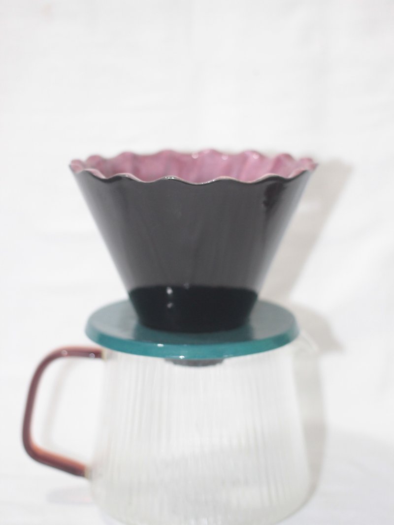 Coffee Dripper - เครื่องทำกาแฟ - ดินเผา สีดำ