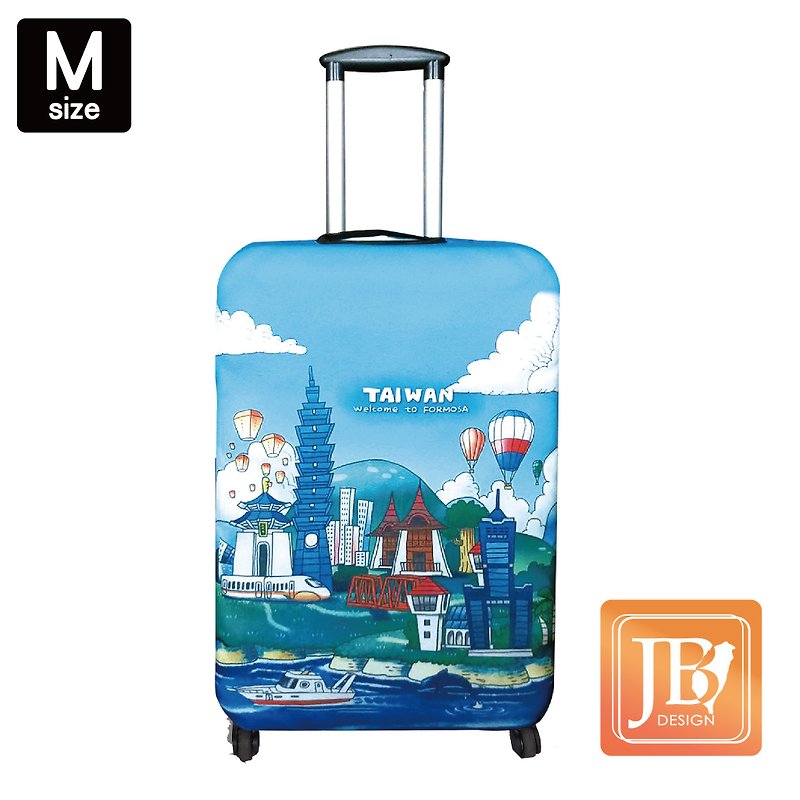 カラフルなスーツケースカバー-TaiwanSky-M - スーツケース - その他の素材 