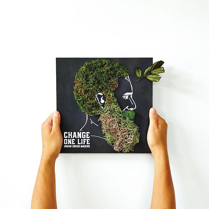 URBAN GREEN MAKERS-Green Art creative wall hanging/ 01.MEN - ของวางตกแต่ง - พืช/ดอกไม้ 
