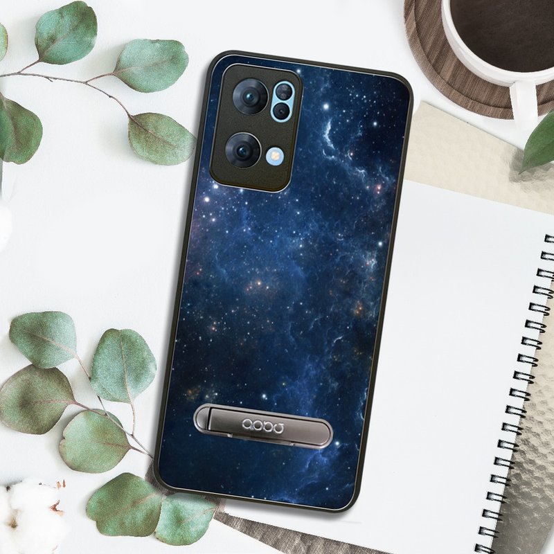 apbs OPPO Reno7 5G 全系列 減震立架手機殼-星空 - 手機殼/手機套 - 其他材質 多色