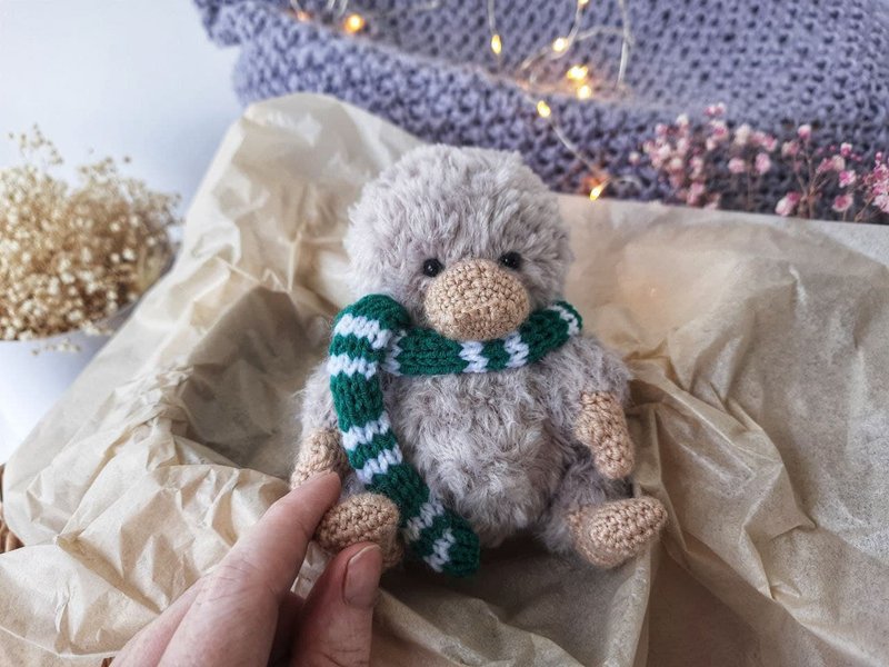 Stuffed Baby Niffler from the movie Fantastic Beasts. Scamander Fantasy creature - 公仔/玩偶 - 羊毛 