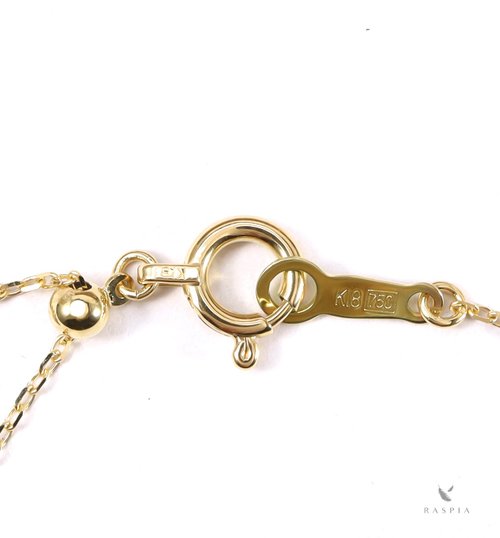 1月誕生石 K10 デマントイドガーネットの一粒ブレスレット ~Petela